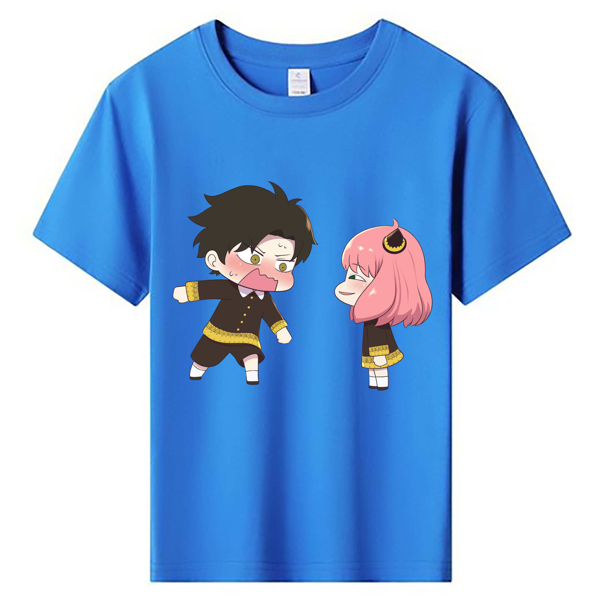 （画像用） SPY×FAMILY间谍家家酒 綿100％キッズTシャツ（フロントプリント）